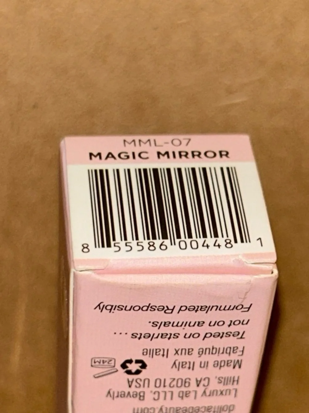 Doll Face in color “Magic Mirror” Metallic Lipstick
